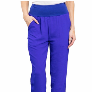 Filly Flair Cobalt Blue Airflow Wide Waistband Joggers Size Small